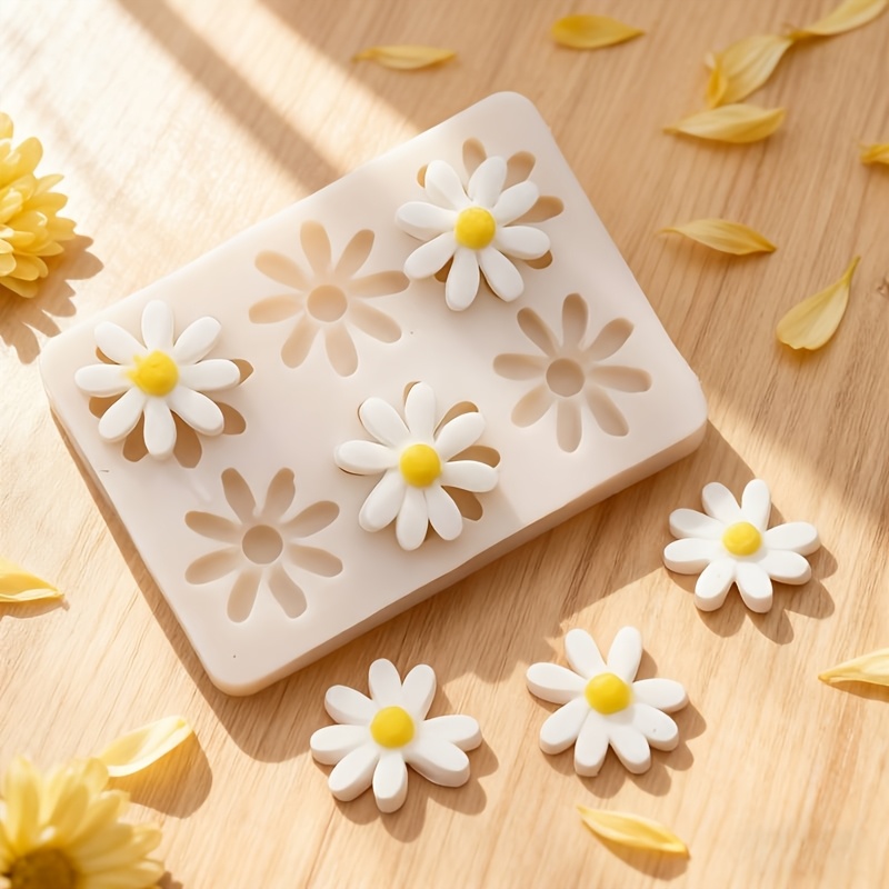 Soap Making Name - 1pc 3D Daisy Sunflower Silicone Mold