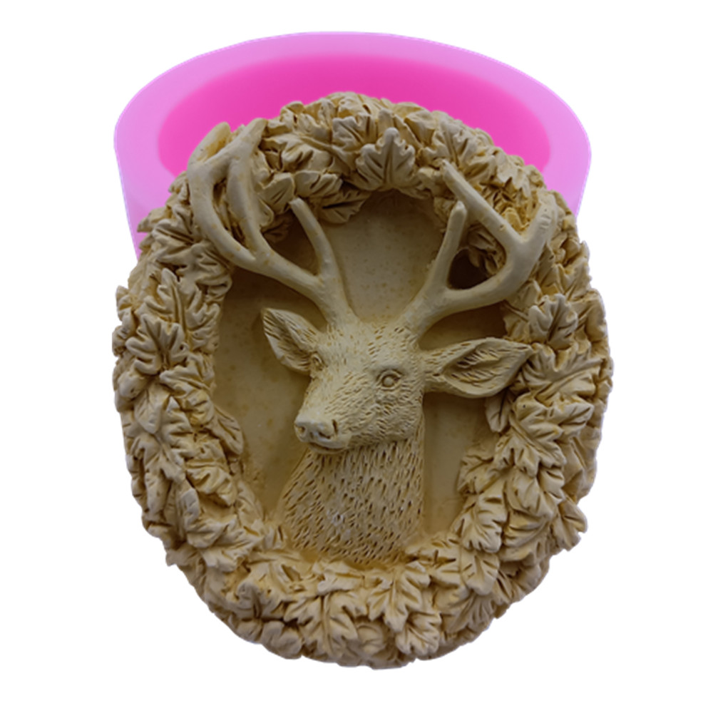 Soap Making Ideas - Deer Design Soap Silicone Mold for