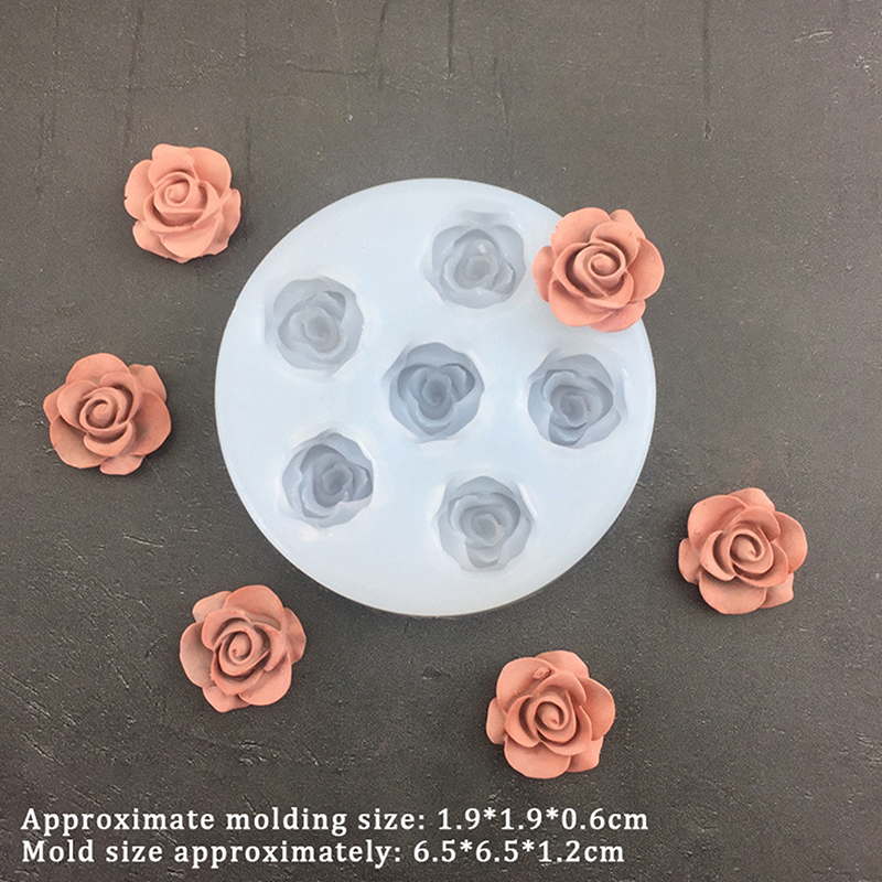 3D Rose Flower Shape Leaf Sili - Soap Making Name review and price