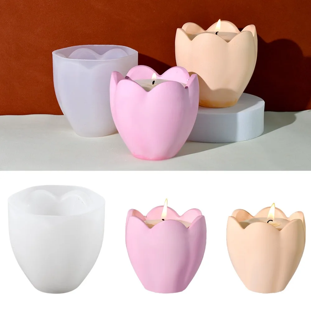 Tulip Candle Holder Silicone M - Soap Making Book review and price