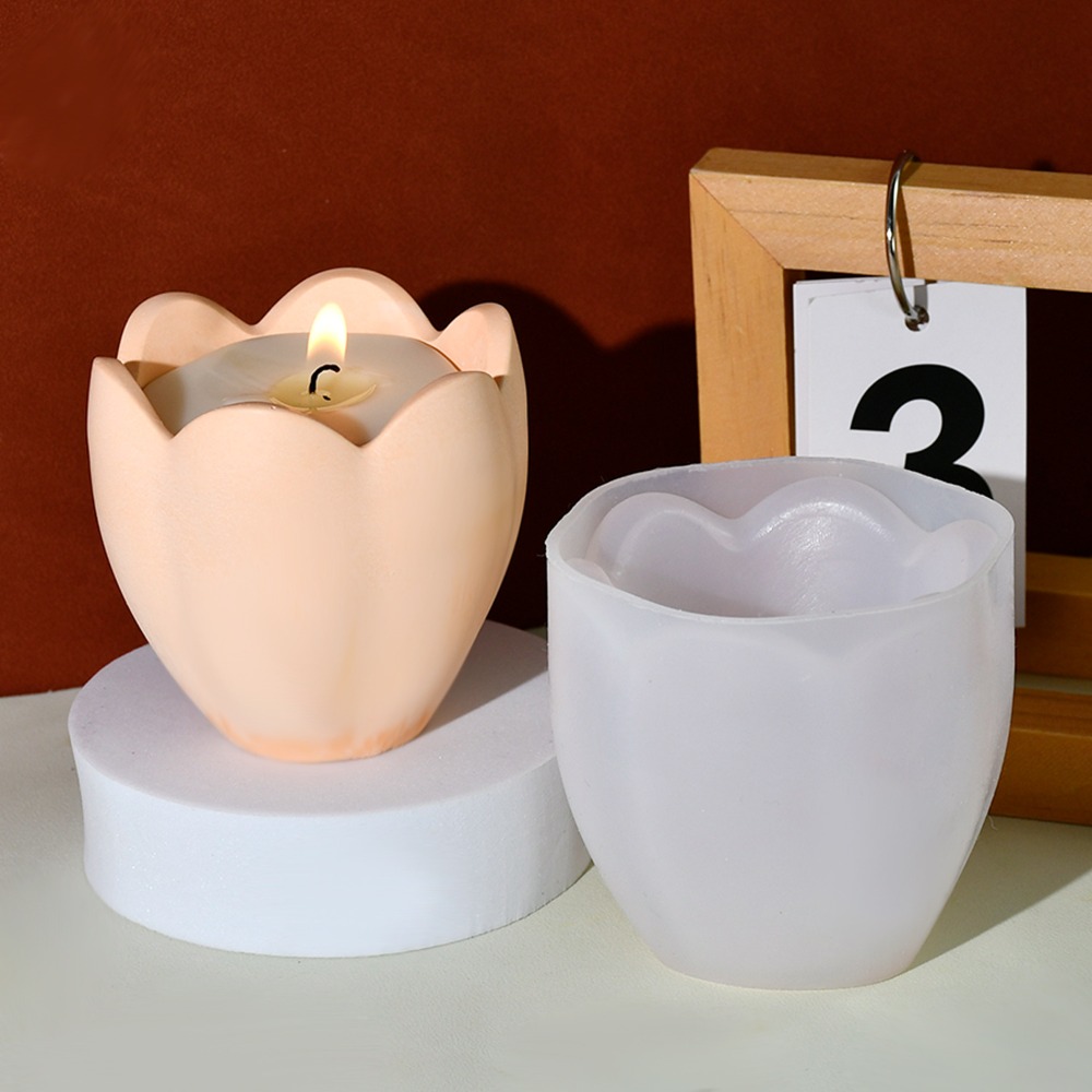 Tulip Candle Holder Silicone M - Soap Making Book review and price