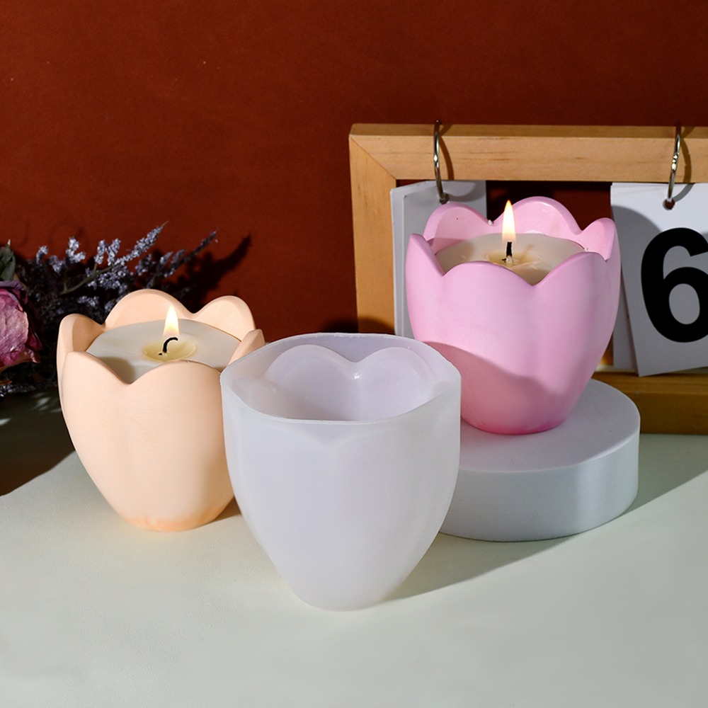 Tulip Candle Holder Silicone M - Soap Making Book review and price