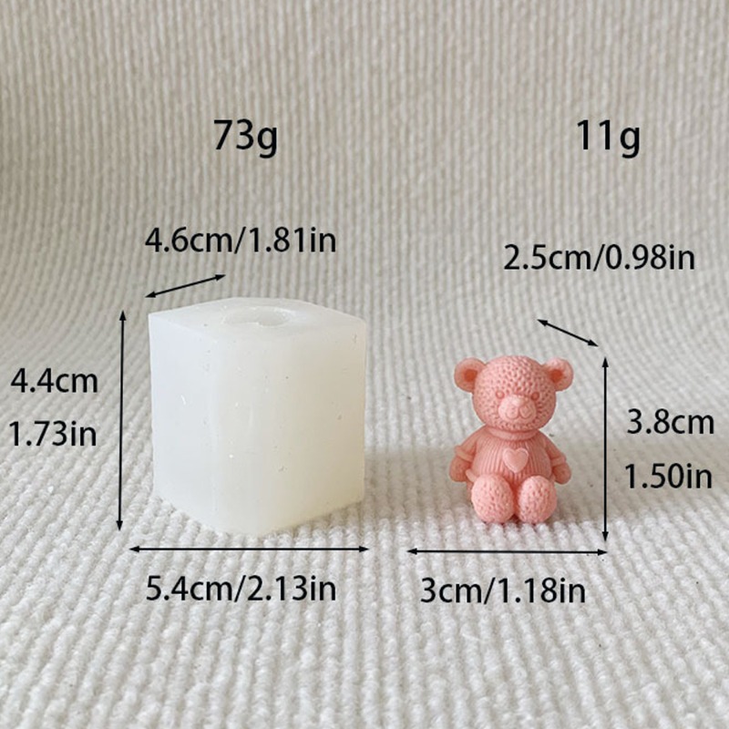 Mini Love Bear Candle Silicone - Soap Making For Beginners review and price