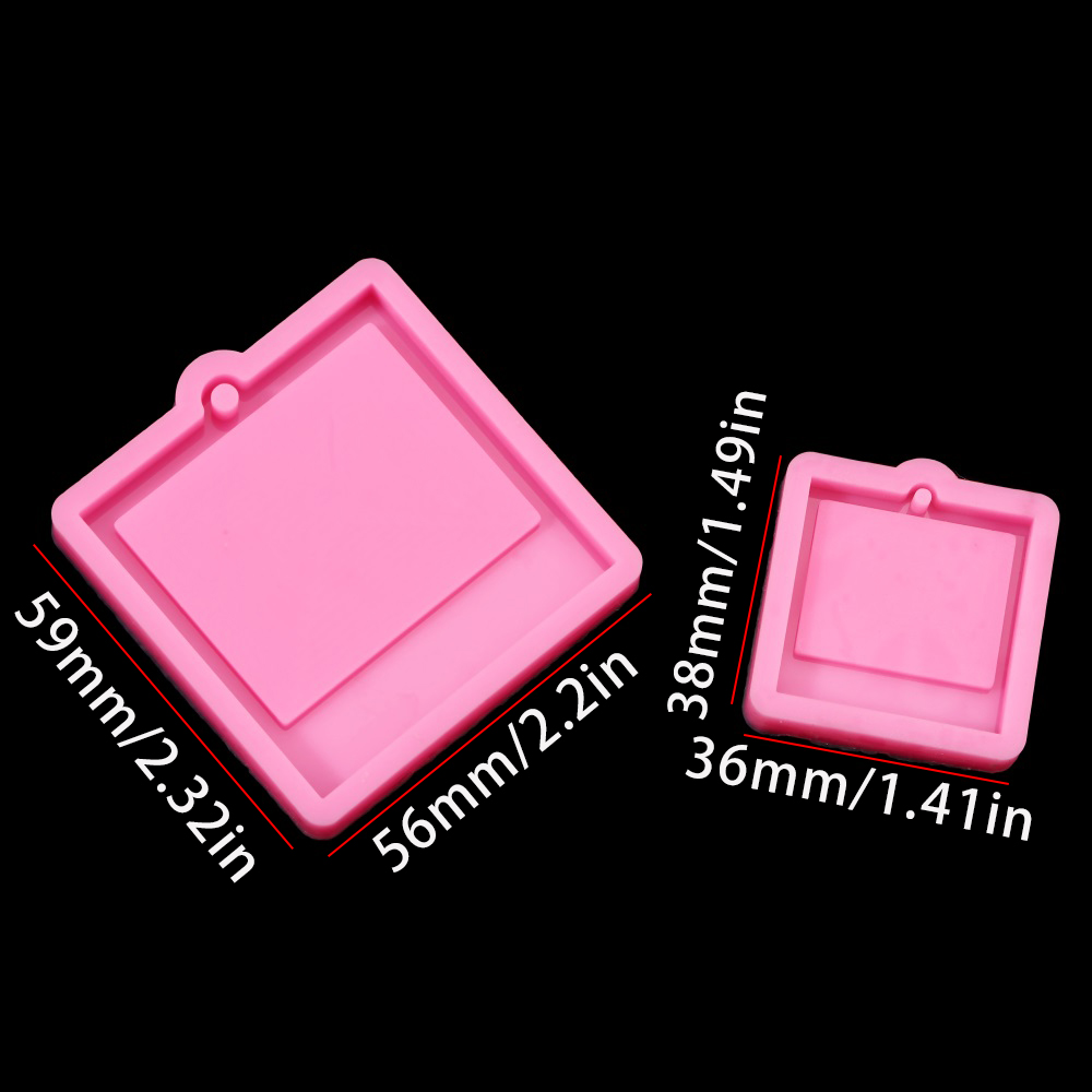 Photo Frame Epoxy Resin Keycha - Soap Making Name review and price