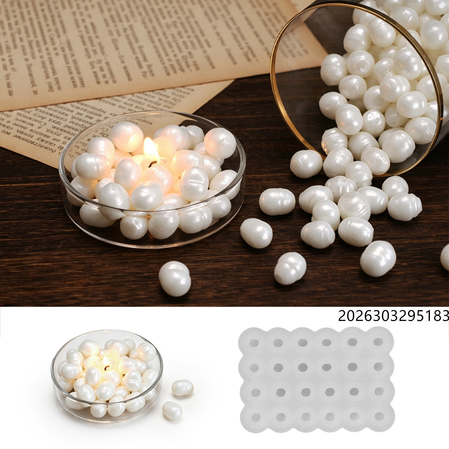 Healing Ocean Pearl Mirror Wax - Soap Making Name review and price