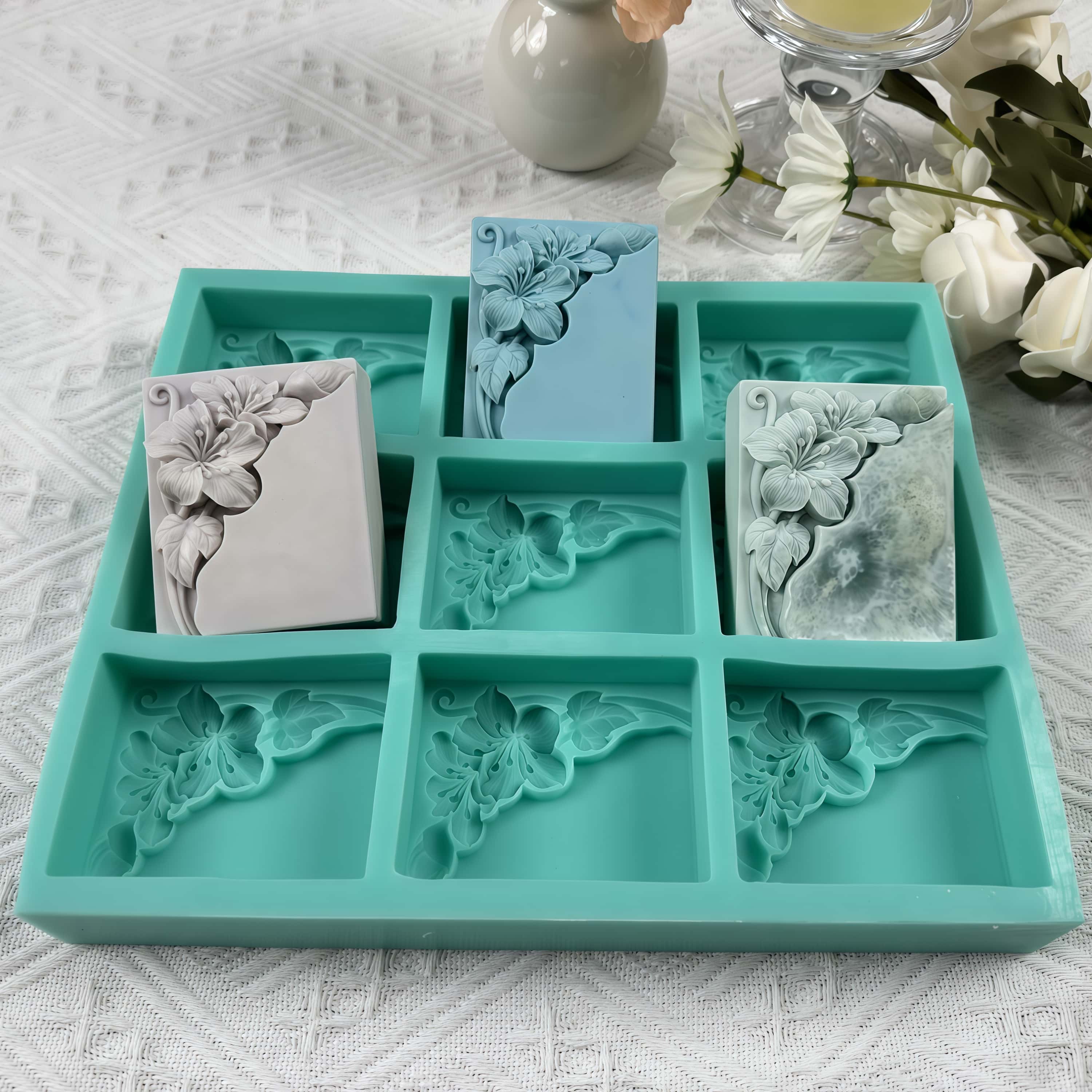 9 Cavities Tung Flower Soap Mo - Soap Making Book review and price