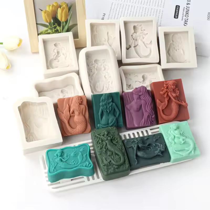 Rectangle Ocean-Style 3D Merma - Soap Making For Beginners review and price