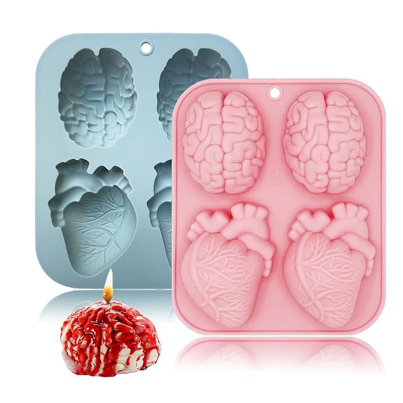 Human Brain And Heart Silicone - Soap Making Ideas review and price