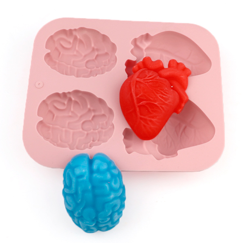 Human Brain And Heart Silicone - Soap Making Ideas review and price
