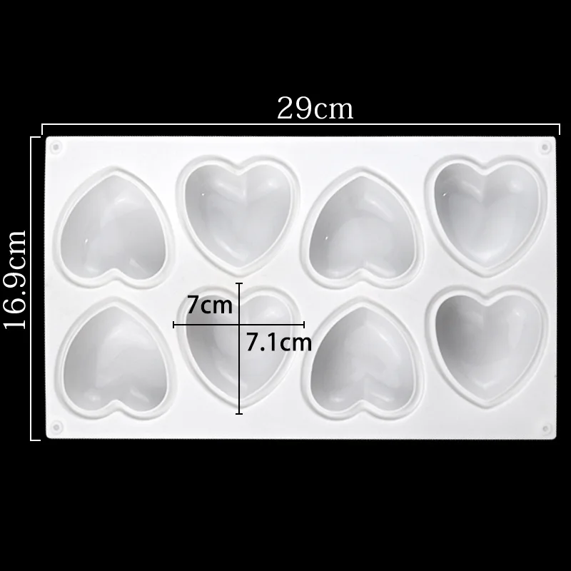 Love Heart Silicone Soap Mold  - Soap Making Name review and price